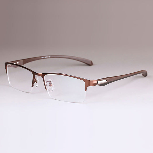 Half best sale frame eyeglasses