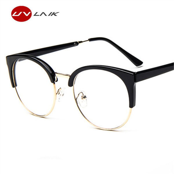 Clubmaster Style Eyeglasses Frame